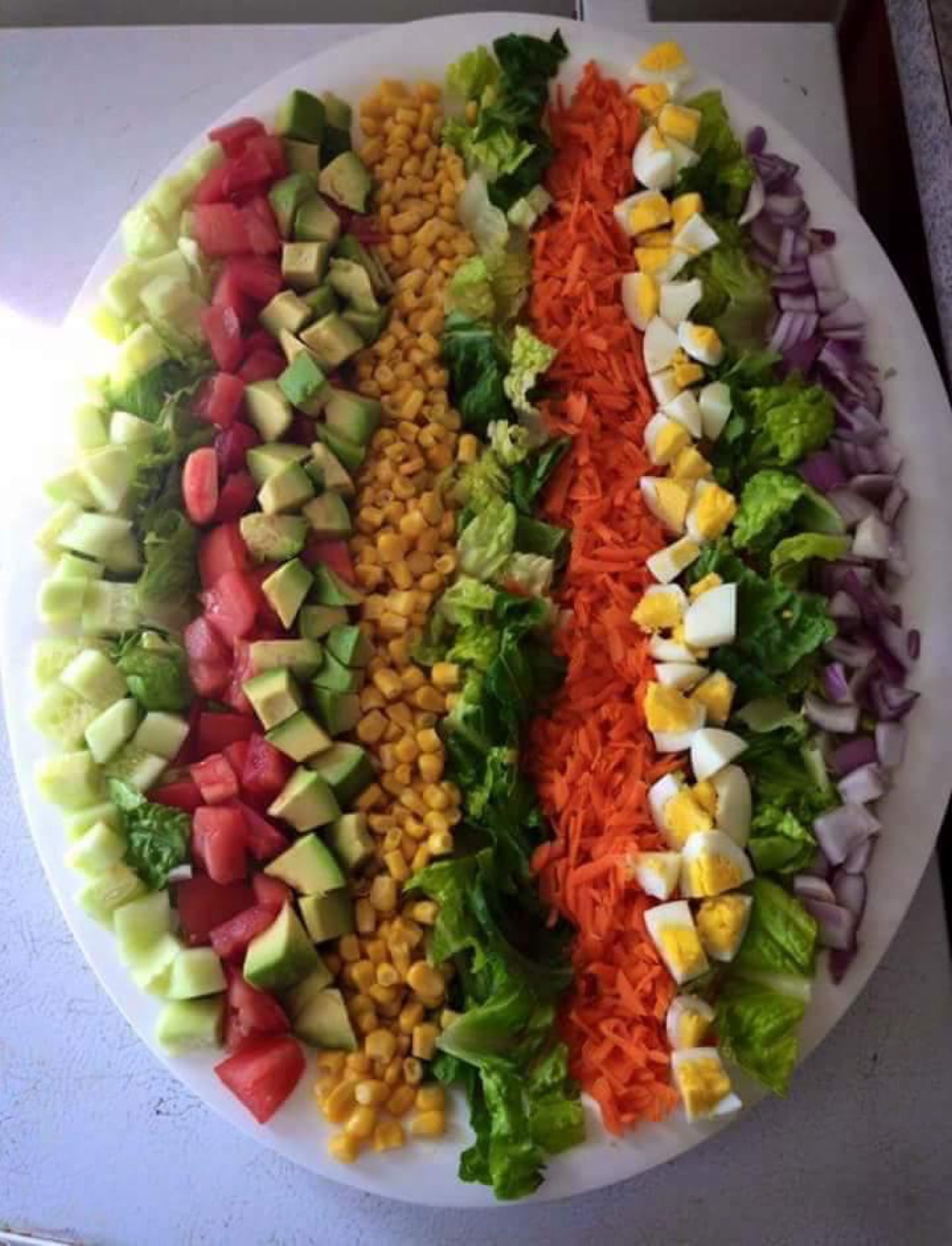 Buffet de salades composées